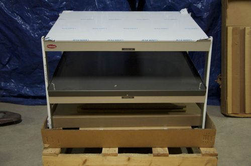 Hatco GRSDS-36D Glo-Ray Dual Slant Shelf Pass-Thru Merchandiser Warmer