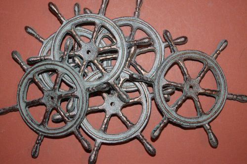 (12), captain&#039;s wheel,captain decor,ships wheel,nautical decoration,accent bl-xx for sale