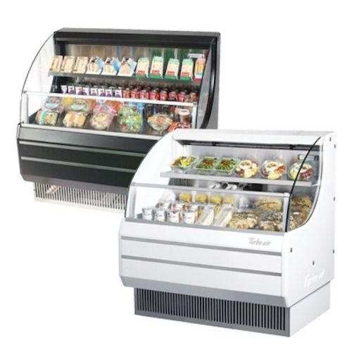 New turbo air 39&#034; low profile open display merchandiser!! tom-40l(b) for sale