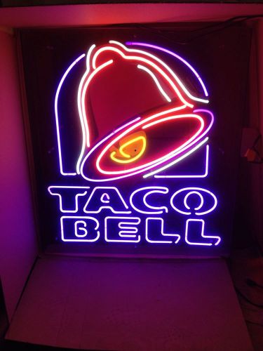 NIB New OEM Authentic Taco Bell Restaurant Neon Sign Original Manufacturer Rare
