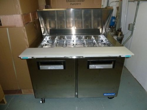 Natural Cooler NCMW48-2 - 48&#034; Mega Top Sandwhich Prep Table ( 18 Month Warranty)