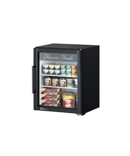 New turbo air 6 cu ft super deluxe counter top glass merchandiser freezer for sale