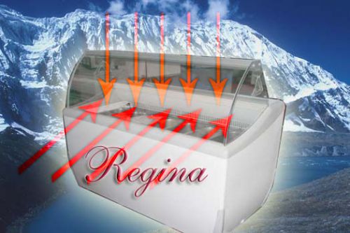 &#034;regina&#034; modern static gelato case for sale