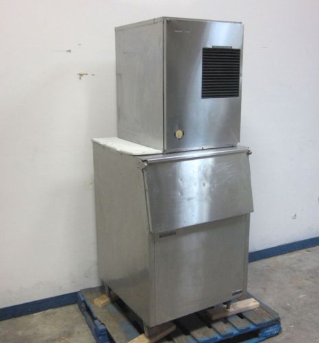 Hoshizaki km-450mab ice maker + b-500sc storage bin 1-ph refrig-502 cap-360lb. for sale