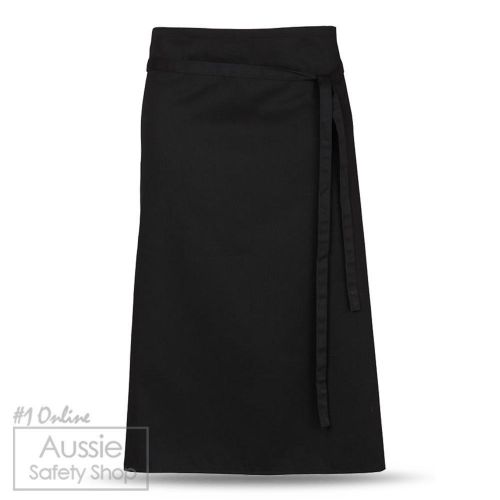 3 X HOSPITALITY/GRILL/BBQ/RESTAURANT UNIQUE WAIST TIE BLACK BISTRO APRONS