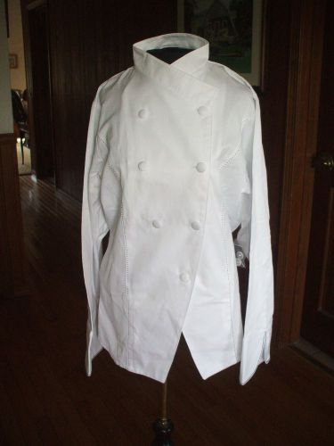 Nwot chef designs master series chef coat jacket 100% cotton rg-m unisex for sale