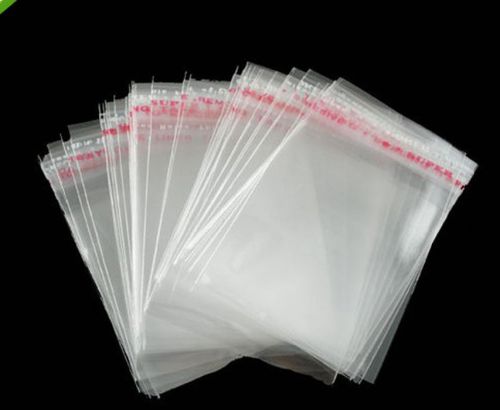 100PC 4cmx6cm 1.5&#034;X2.4&#034; Poly Self Adhesive bag Plastic OPP Clear Pack jewelry c
