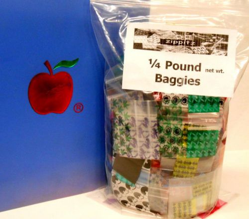 Apple brand baggies zippitz bags 1/4 lb insane sick assorted mix crazy! get now! for sale