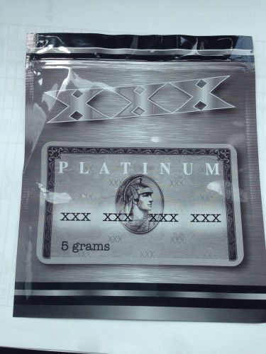100 Xxx 5g EMPTY** mylar ziplock bags (good for crafts jewelry)