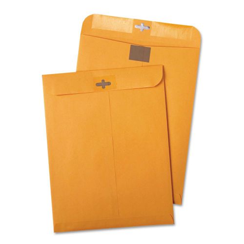 100 clasp envelopes 10x13 28lb kraft shipping mailing gummed business manila lot for sale