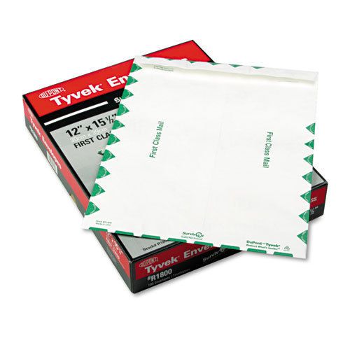 Tyvek usps first class mailer, side seam, 12 x 15 1/2, white, 100/box for sale