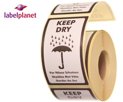 Keep Dry Package/Packaging Postage Product Self-Adhesive Labels Label Planet®