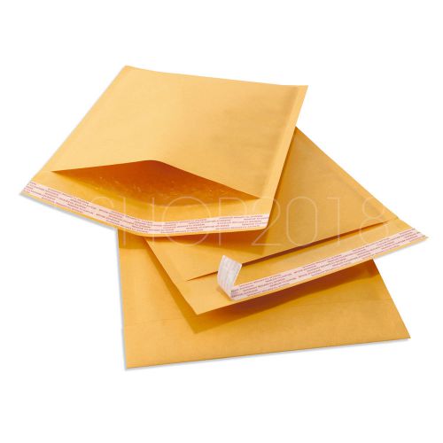 Self-Sealing KRAFT Bubble Mailer #0 #1 #2 #3 #4 #00 #000 Padded Envelope Bags