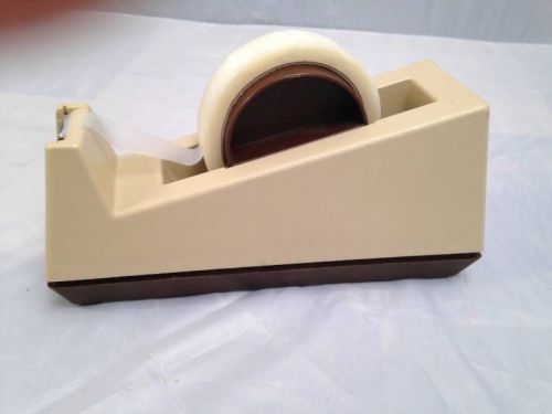 Vtg Scotch 3M C 25 TAPE DISPENSER maskinG wieghted  large 3&#034;  Industrial Heavy
