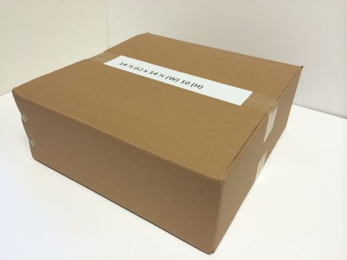 25 Large 14x14x10 Cardboard Shipping Boxes Hard Corrugated Cartons High Quality