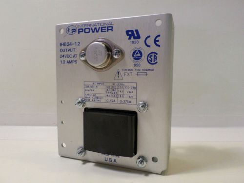 International Power IHB24-1.2 24v 1.2A Regulated Power Supply &#039;New In Box&#039;