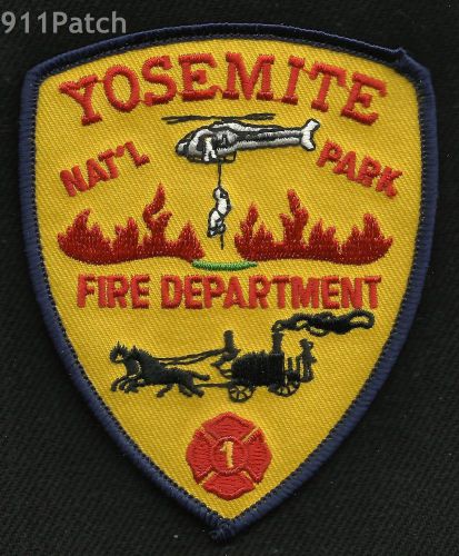 YOSEMITE Nat&#039;l Park, CA - Hot Shot Forest Fire Dept FIREFIGHTER Patch HOTSHOTS