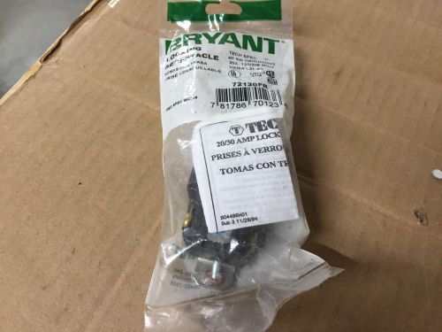 NEW Bryant 72120FR Locking Receptacle 4P 5W Grounding 20A 120/208 3PHY L21-20