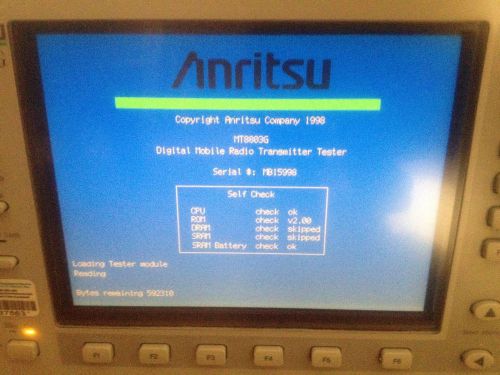 Anritsu MT8803G Globalstar User Terminal Tester 30 day money back.