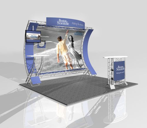 10 x 10 truss trade show pop up display rental irv10 for sale