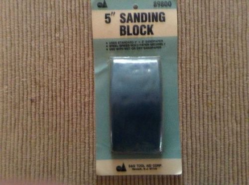 S&amp;g 5&#034; sanding block part # 89800 for sale