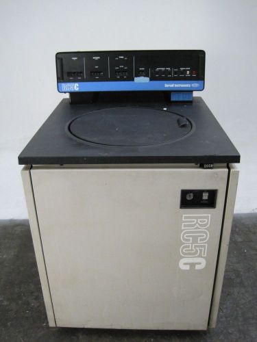 Du pont sorvall rc-5c refrigerated centrifuge w/ 12-tube sa- 600 rotor for sale