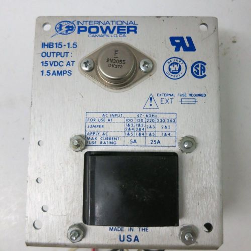 90 volt dc power supply ihb15-1.5 for sale