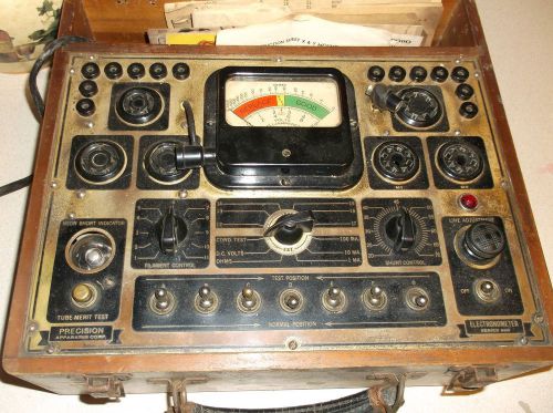 Precision Tube tester model 600 / Electonmeter series 600 ** powers up **