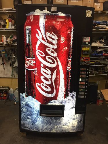 Vendo 480 multi price drink / coke graphics (805) for sale