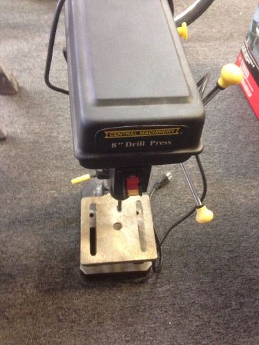 Central Machinery 8&#034; Table-Top Bench Drill Press 1/3 HP 1PH No. 44505