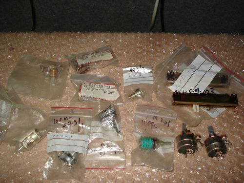 Lot of 13 Miscellaneous Potentiometers
