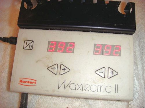 Used renfert 2140-1000 waxlectric ii control alone w/ 1 sp. no pwr cord no probe for sale