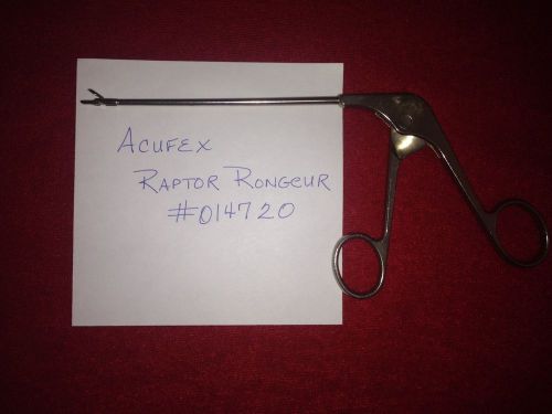 ACUFEX ARTHROSCOPIC RAPTOR RONGEUR ORTHOPAEDIC INST -  #014720