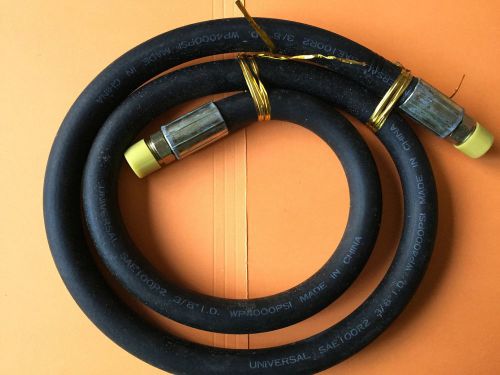 3/8&#034; X 48&#034; 2-Wire w/Male NPT Ends Hydraulic Hose Assembly