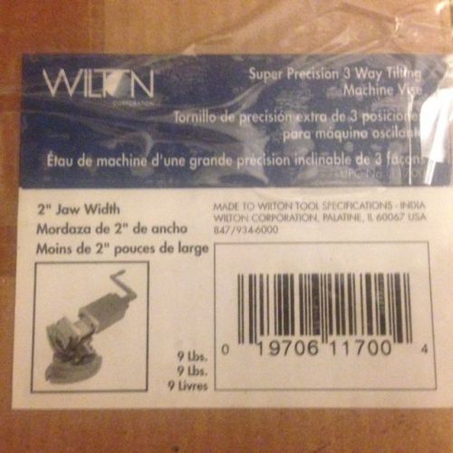 Wilton 3-Axis Precision Tilting Vise WMH11700 NEW