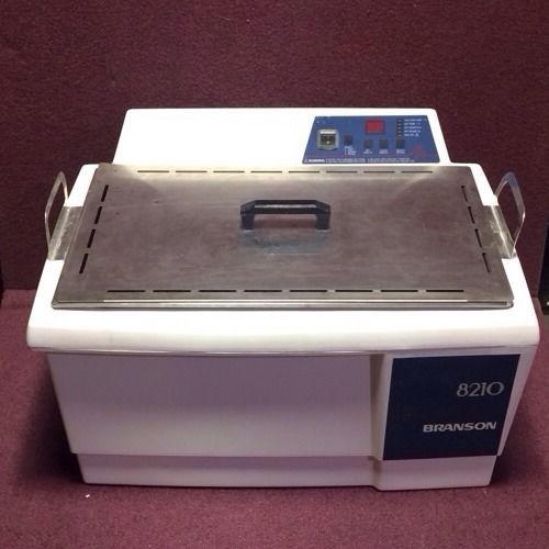 Branson 8210 ultrasonic cleaner w/ insert tray &amp; lid  for parts or repair only for sale