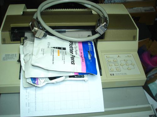 Agilent 7470A Plotter, HP-IB Interface with cable+pens 8568B 8566B