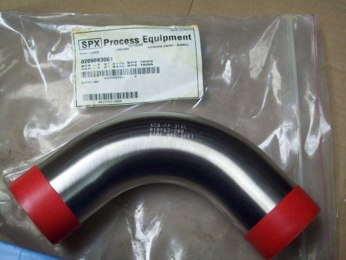 New SPX Process Equipment 2&#034; BPE 316L Fittings Tube Stainless Steel Elbow