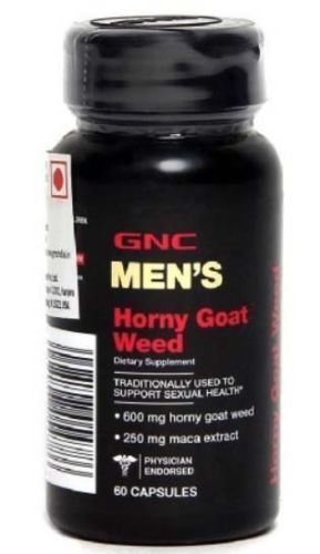 New GNC Horny Goat Weed, 60 capsules