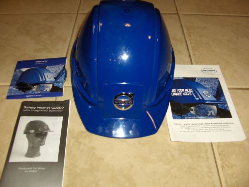 Volvo safety helmet / hard hat with built in safety glasses. for sale