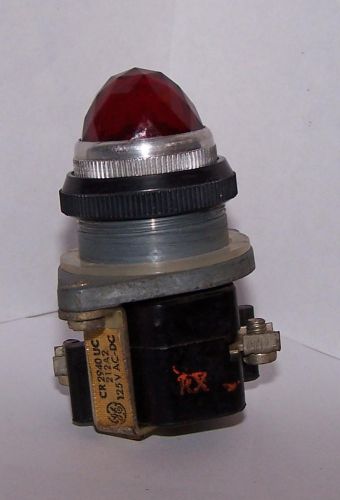 General electric cr2940uc212a2 heavy duty oil tight indicator light, 125 v ac/dc for sale