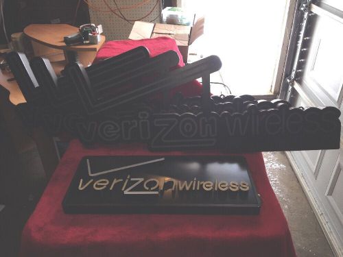 Verizon Wireless Lighted Retail Display Signs 4 Signs Total