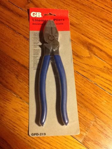 Gb linesmen&#039;s pliers.  gpd-219 for sale