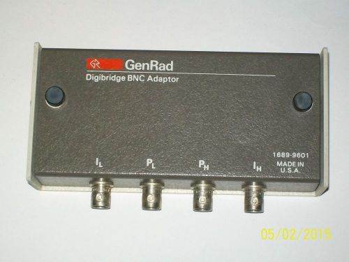 GENRAD GENERAL RADIO QUADTECH IET LAB 1689 9601 lcr DIGIBRIDGE adapter
