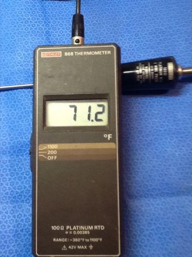 KEITHLY MODEL 868 PLATIUM RTD THERMOMETER