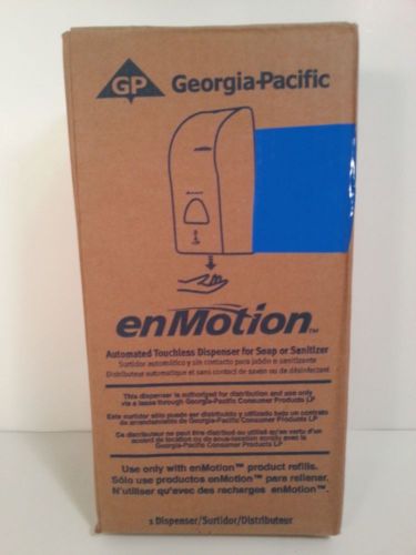 Georgia pacific enmotion 52053 automated touchless soap dispenser, brand new for sale