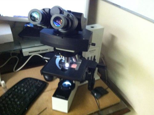Olympus bx50  ergonomic binocular  with camera port  microscope for sale