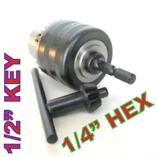 1 pc key 1/16&#034;-1/2&#034; Cap with 1/4&#034; Hex adapter Drill Chuck sct-888
