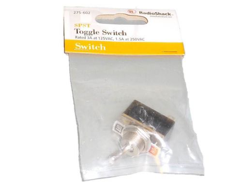 New radioshack spst toggle switch 3a 275-602 for sale