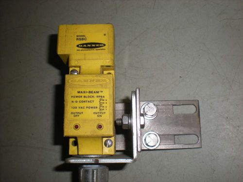 Banner Model RSBC Maxi-beam Photoelectric Switch - 120VAC - Powers Up - #1